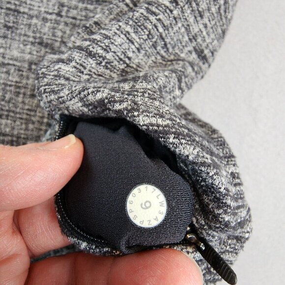 Lululemon Extra Mile Long Sleeve Running Pull-on Luon Suited‎ Jacquard Black 6 - Picture 10 of 12